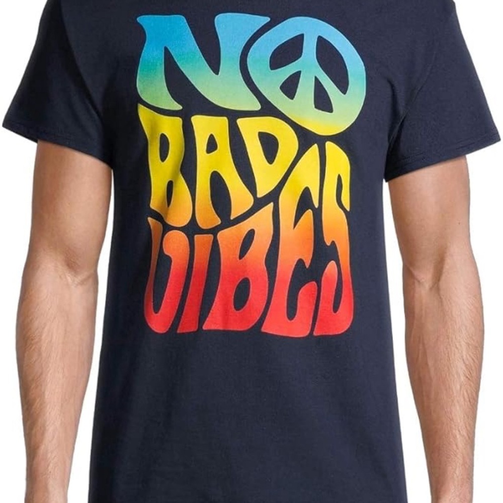 Navy blue graphic tee